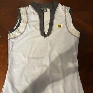 Sportful Womens anakonda Sleeveless Cycling Jersey XL 1/2 zip  Gray see measures
